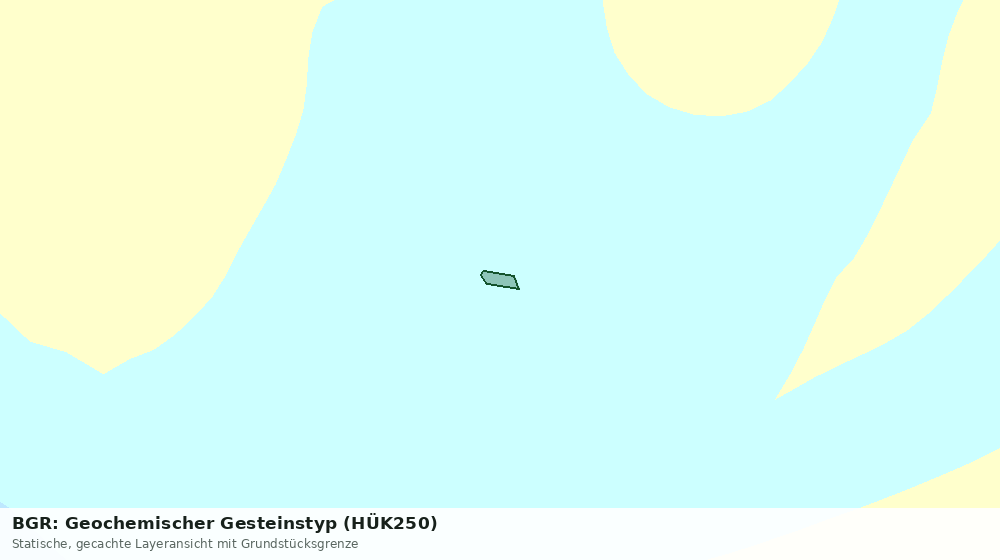 Statische Kartenansicht: BGR: Geochemischer Gesteinstyp (HÜK250)