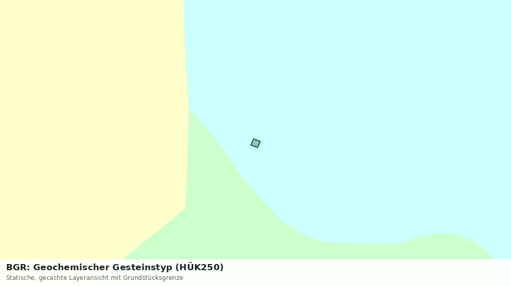 Statische Kartenansicht: BGR: Geochemischer Gesteinstyp (HÜK250)