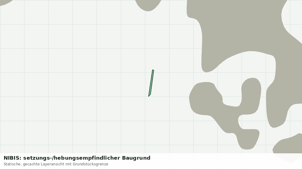 Statische Kartenansicht: NIBIS: setzungs-/hebungsempfindlicher Baugrund