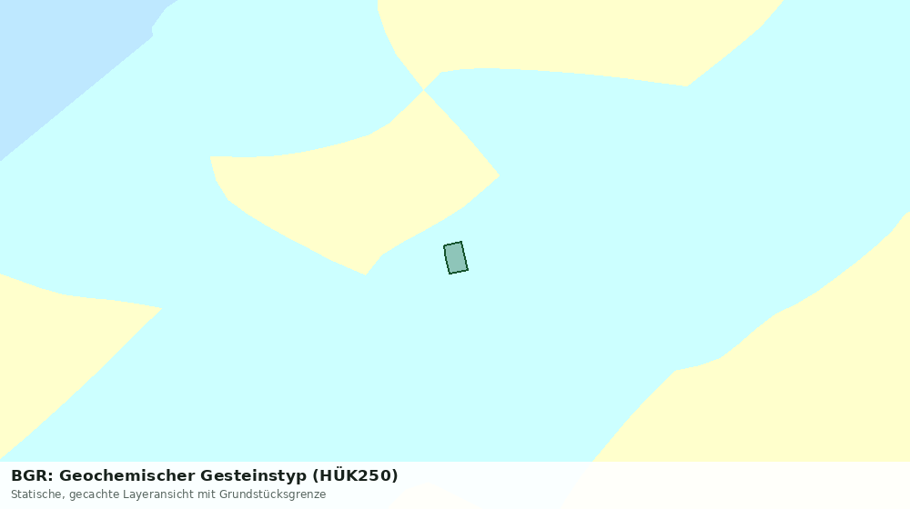 Statische Kartenansicht: BGR: Geochemischer Gesteinstyp (HÜK250)