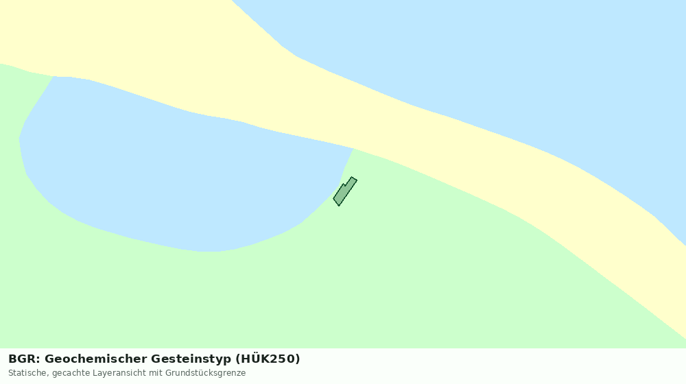 Statische Kartenansicht: BGR: Geochemischer Gesteinstyp (HÜK250)