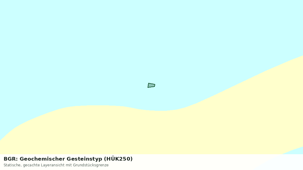 Statische Kartenansicht: BGR: Geochemischer Gesteinstyp (HÜK250)