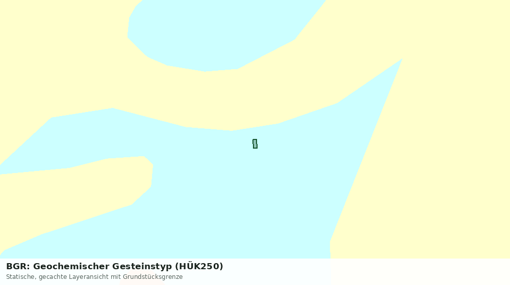 Statische Kartenansicht: BGR: Geochemischer Gesteinstyp (HÜK250)