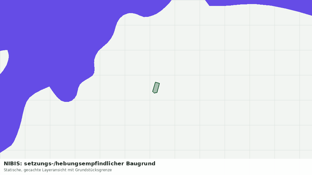 Statische Kartenansicht: NIBIS: setzungs-/hebungsempfindlicher Baugrund