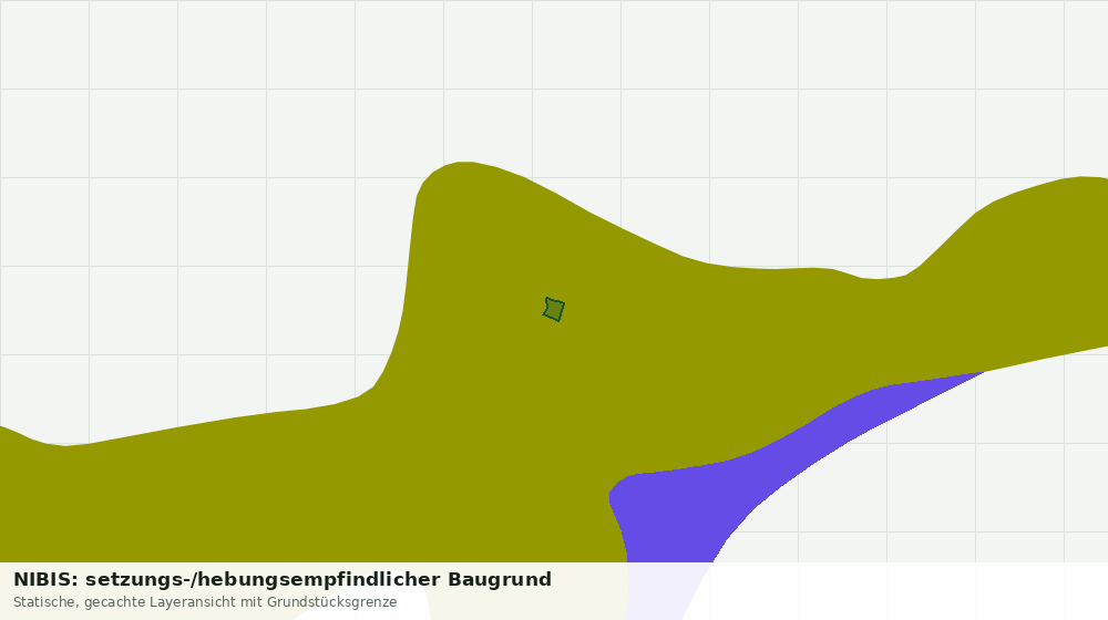 Statische Kartenansicht: NIBIS: setzungs-/hebungsempfindlicher Baugrund