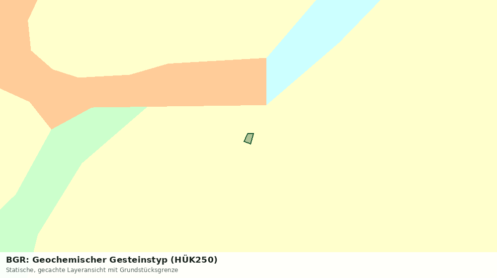 Statische Kartenansicht: BGR: Geochemischer Gesteinstyp (HÜK250)