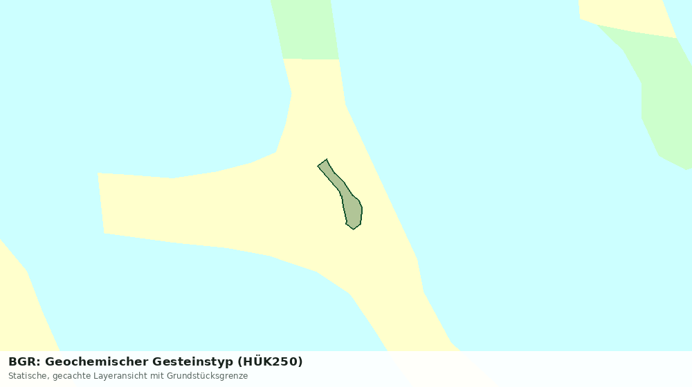 Statische Kartenansicht: BGR: Geochemischer Gesteinstyp (HÜK250)