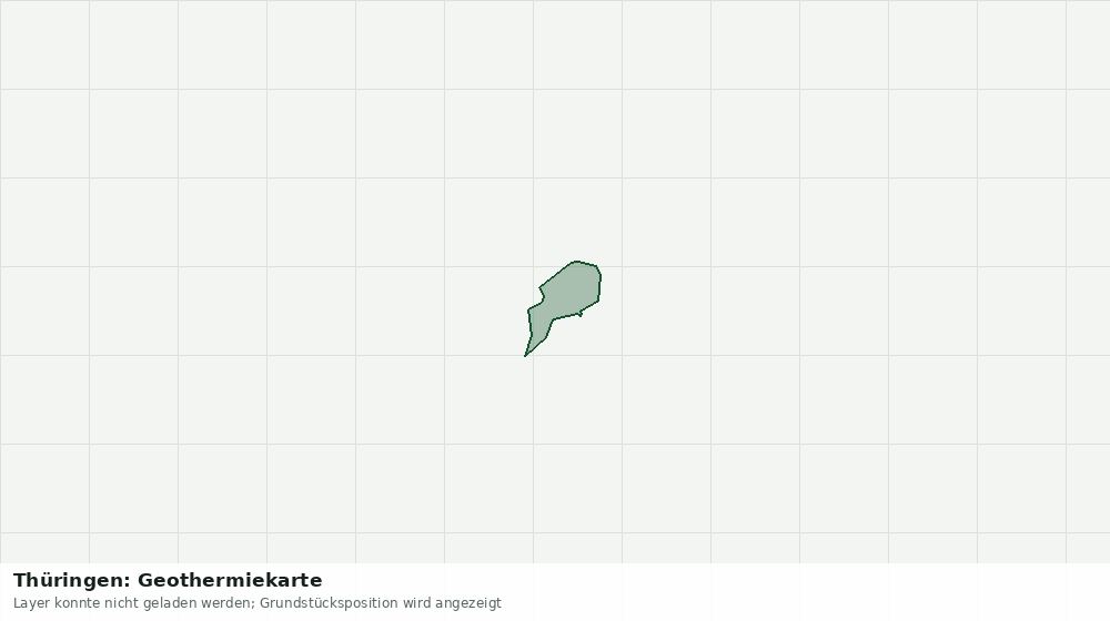 Statische Kartenansicht: Thüringen: Geothermiekarte