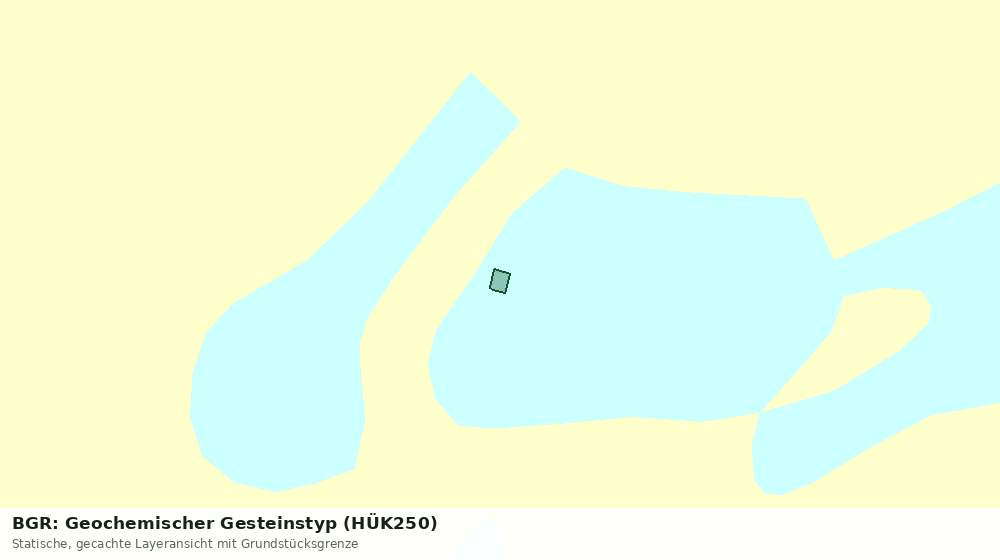 Statische Kartenansicht: BGR: Geochemischer Gesteinstyp (HÜK250)