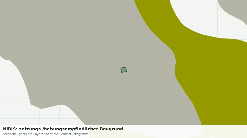 Statische Kartenansicht: NIBIS: setzungs-/hebungsempfindlicher Baugrund