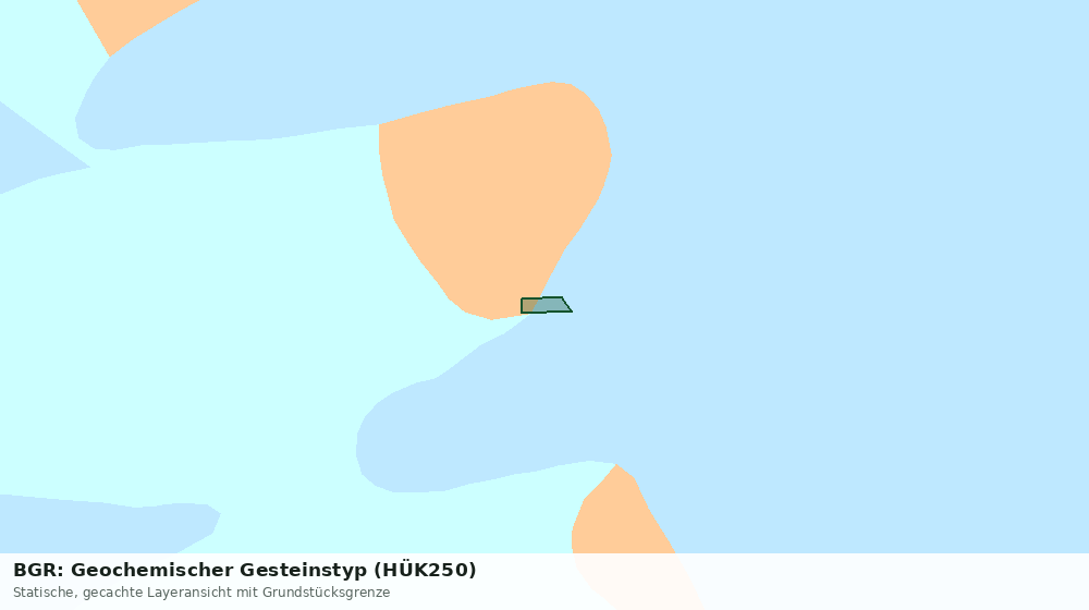 Statische Kartenansicht: BGR: Geochemischer Gesteinstyp (HÜK250)