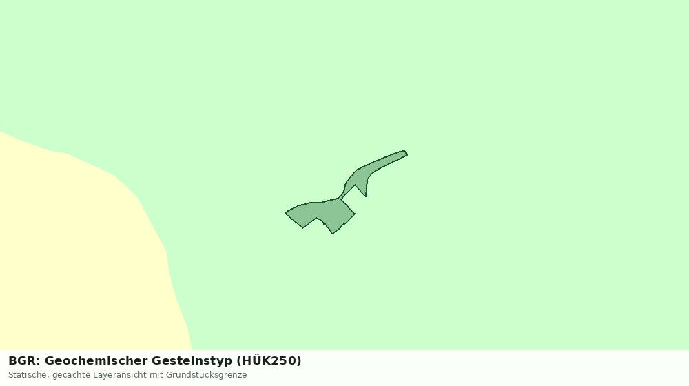 Statische Kartenansicht: BGR: Geochemischer Gesteinstyp (HÜK250)