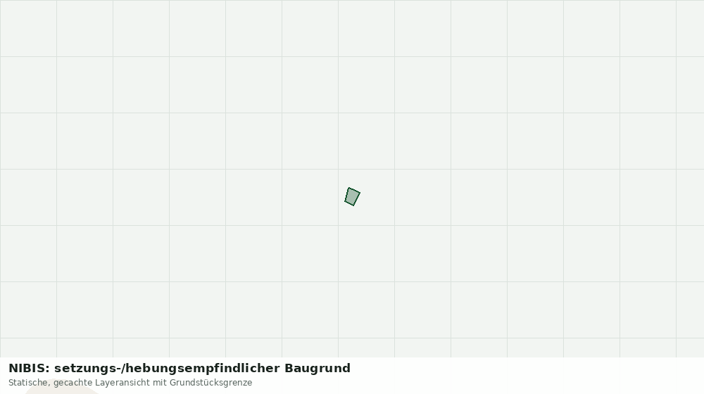 Statische Kartenansicht: NIBIS: setzungs-/hebungsempfindlicher Baugrund