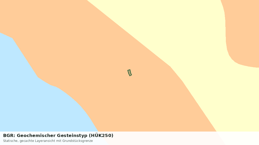 Statische Kartenansicht: BGR: Geochemischer Gesteinstyp (HÜK250)
