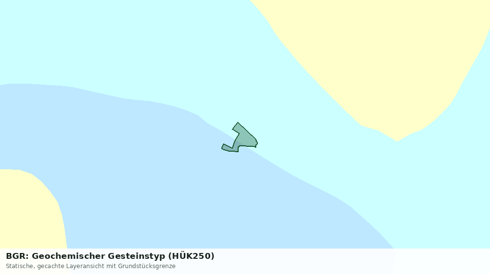 Statische Kartenansicht: BGR: Geochemischer Gesteinstyp (HÜK250)