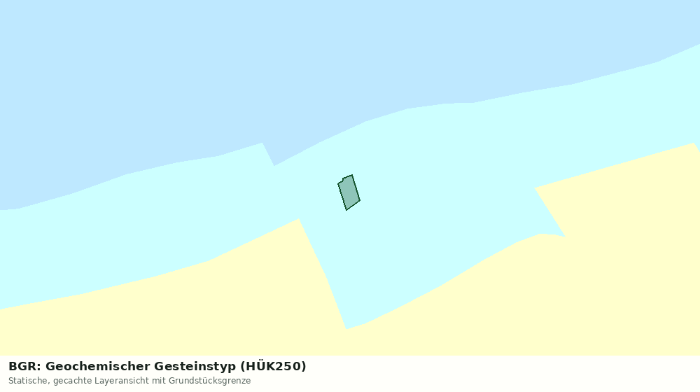 Statische Kartenansicht: BGR: Geochemischer Gesteinstyp (HÜK250)