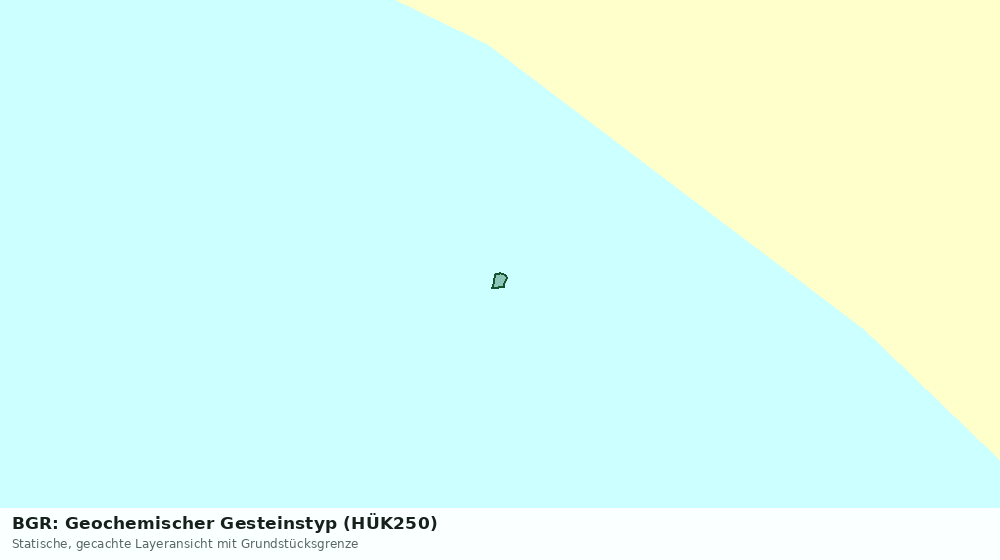 Statische Kartenansicht: BGR: Geochemischer Gesteinstyp (HÜK250)