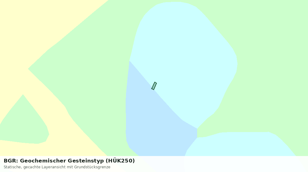Statische Kartenansicht: BGR: Geochemischer Gesteinstyp (HÜK250)