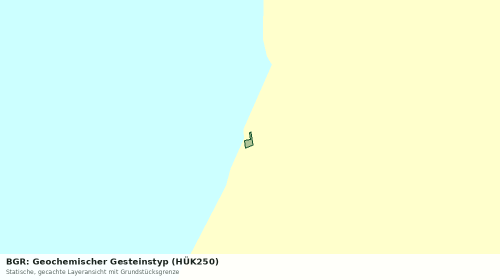 Statische Kartenansicht: BGR: Geochemischer Gesteinstyp (HÜK250)