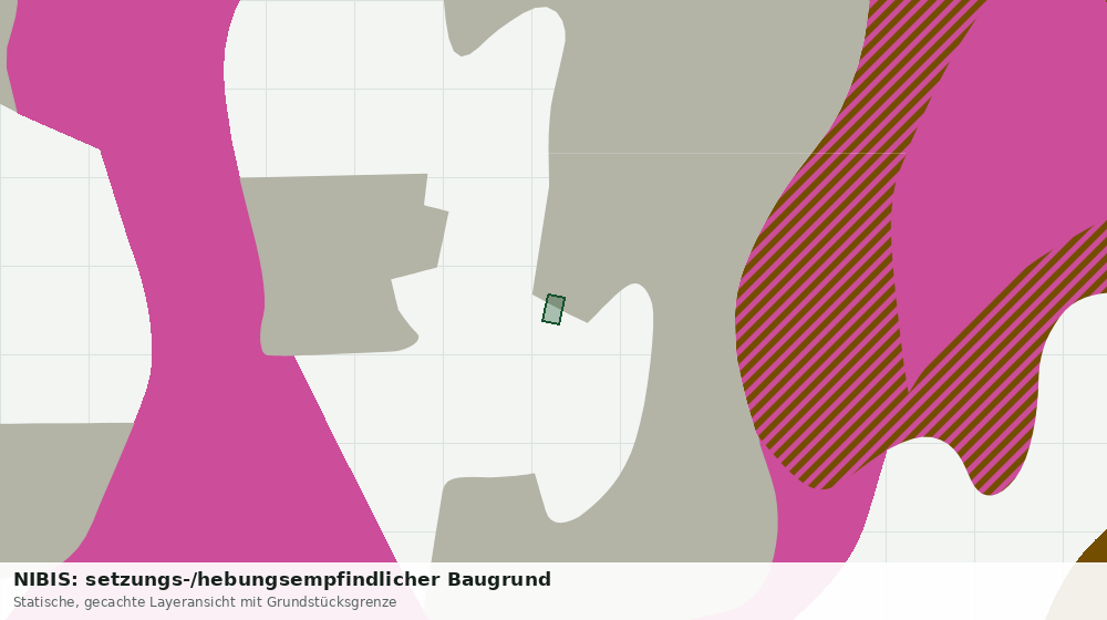 Statische Kartenansicht: NIBIS: setzungs-/hebungsempfindlicher Baugrund