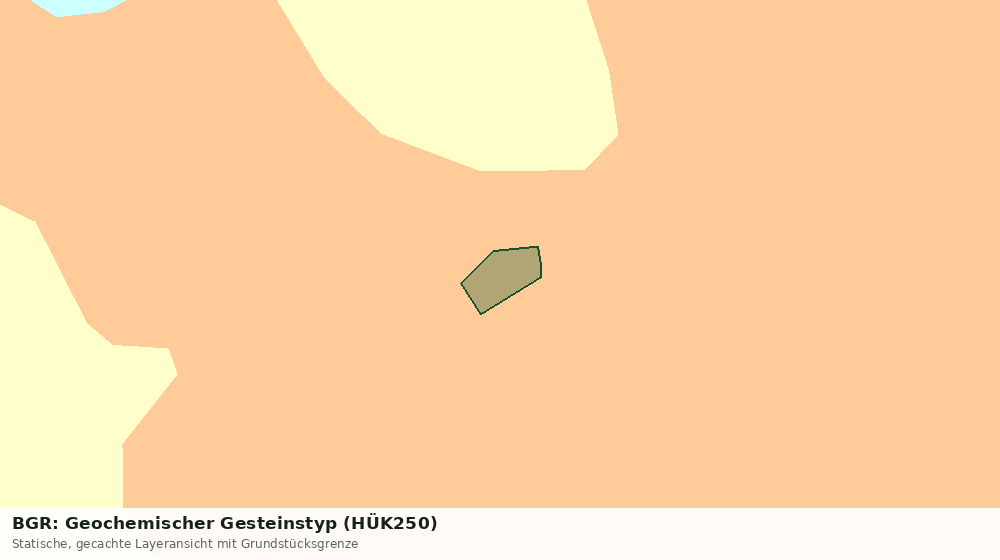 Statische Kartenansicht: BGR: Geochemischer Gesteinstyp (HÜK250)