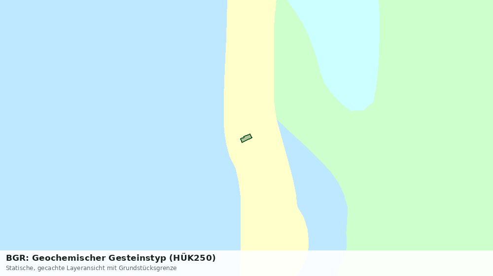 Statische Kartenansicht: BGR: Geochemischer Gesteinstyp (HÜK250)