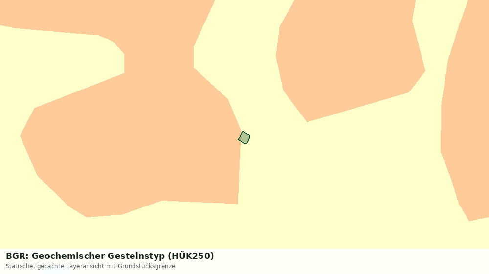 Statische Kartenansicht: BGR: Geochemischer Gesteinstyp (HÜK250)