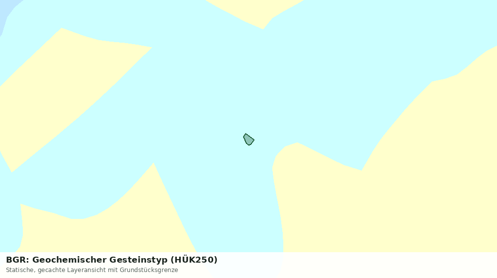 Statische Kartenansicht: BGR: Geochemischer Gesteinstyp (HÜK250)