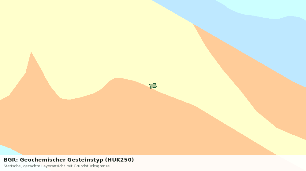 Statische Kartenansicht: BGR: Geochemischer Gesteinstyp (HÜK250)
