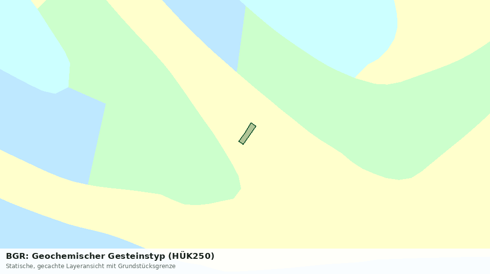 Statische Kartenansicht: BGR: Geochemischer Gesteinstyp (HÜK250)