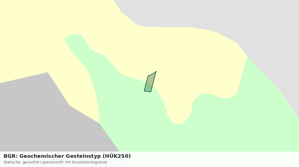 Statische Kartenansicht: BGR: Geochemischer Gesteinstyp (HÜK250)