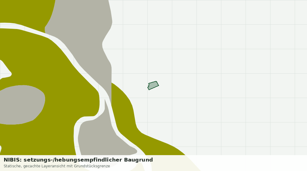 Statische Kartenansicht: NIBIS: setzungs-/hebungsempfindlicher Baugrund