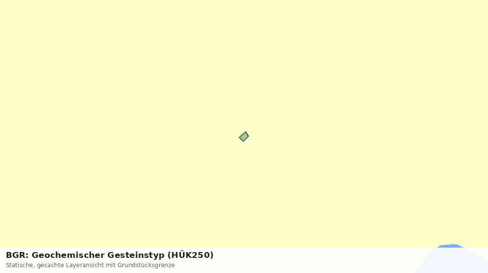 Statische Kartenansicht: BGR: Geochemischer Gesteinstyp (HÜK250)