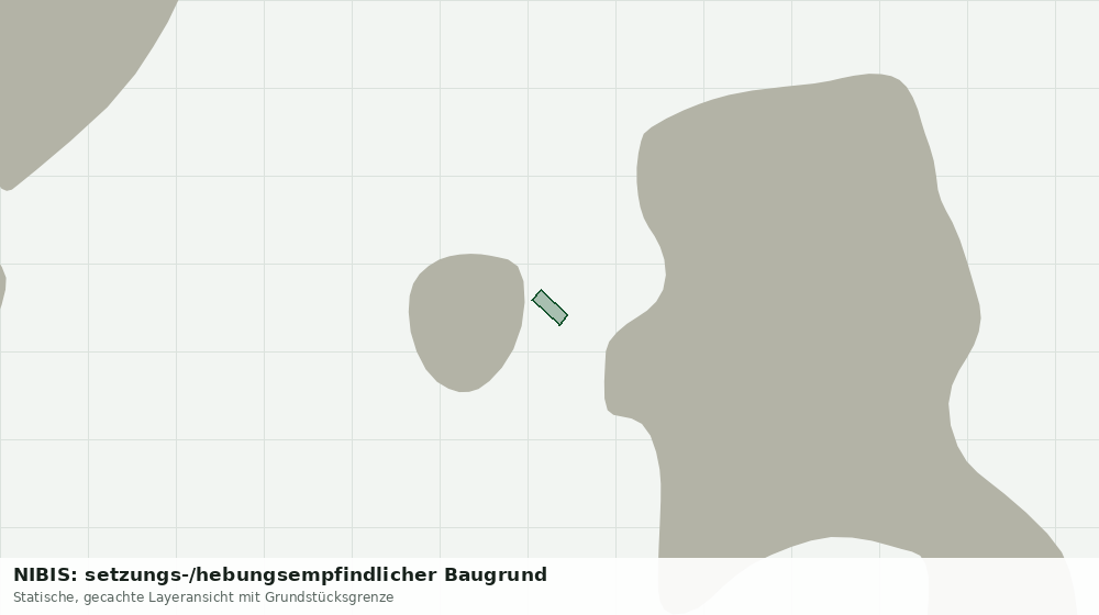 Statische Kartenansicht: NIBIS: setzungs-/hebungsempfindlicher Baugrund