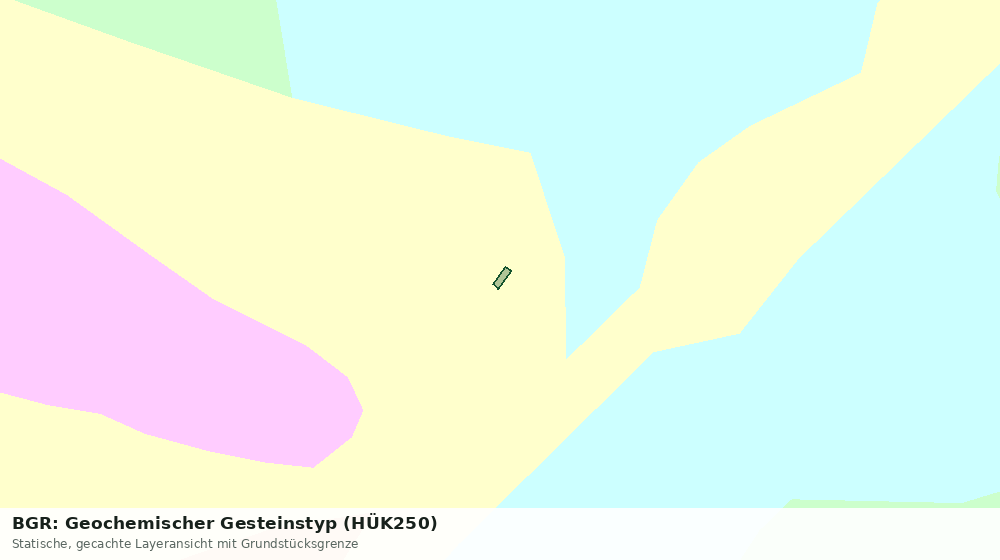 Statische Kartenansicht: BGR: Geochemischer Gesteinstyp (HÜK250)