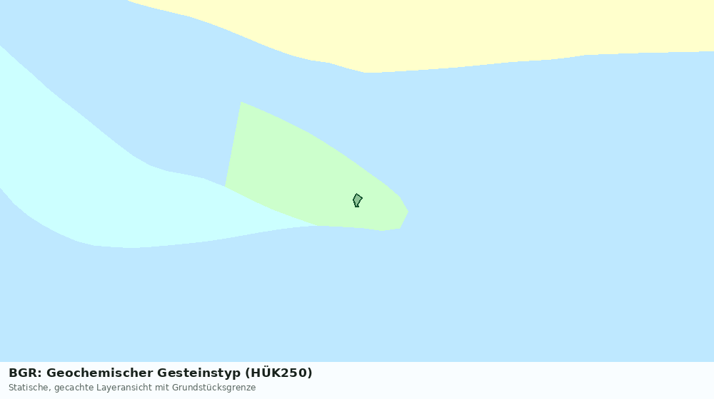 Statische Kartenansicht: BGR: Geochemischer Gesteinstyp (HÜK250)