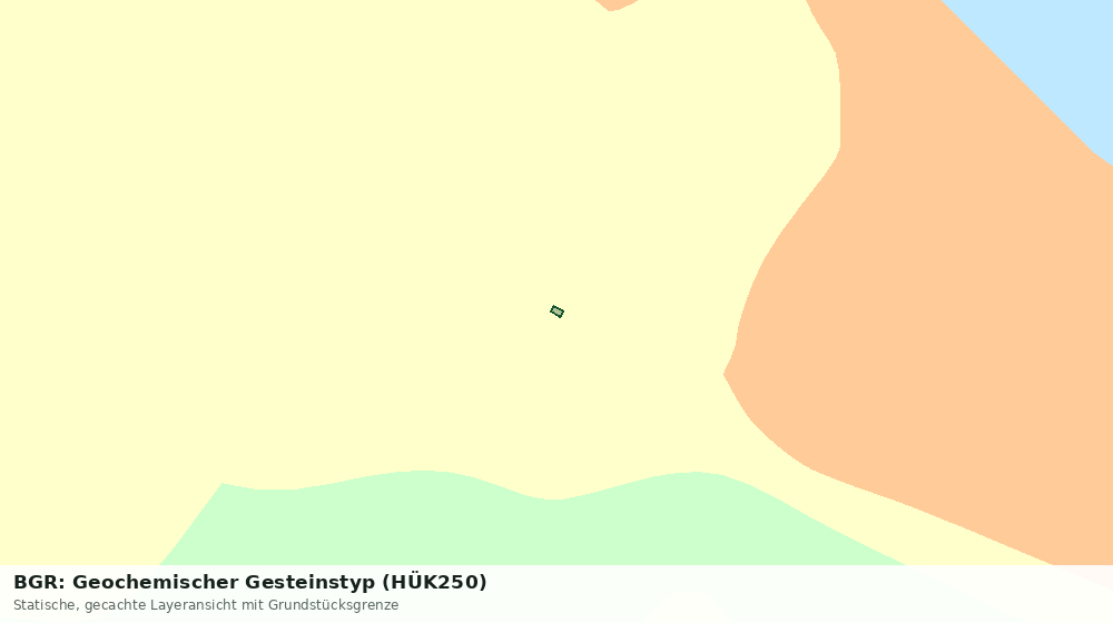 Statische Kartenansicht: BGR: Geochemischer Gesteinstyp (HÜK250)