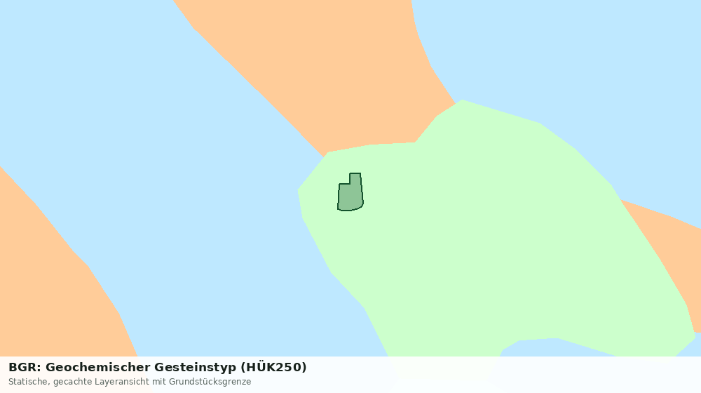 Statische Kartenansicht: BGR: Geochemischer Gesteinstyp (HÜK250)