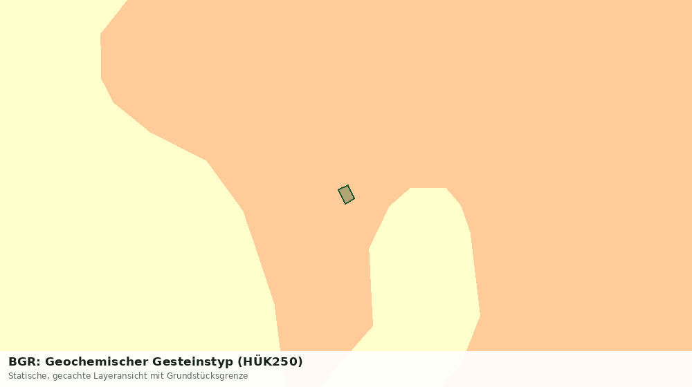 Statische Kartenansicht: BGR: Geochemischer Gesteinstyp (HÜK250)