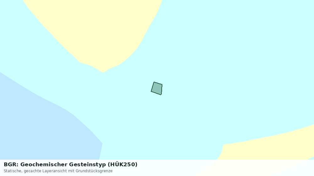 Statische Kartenansicht: BGR: Geochemischer Gesteinstyp (HÜK250)