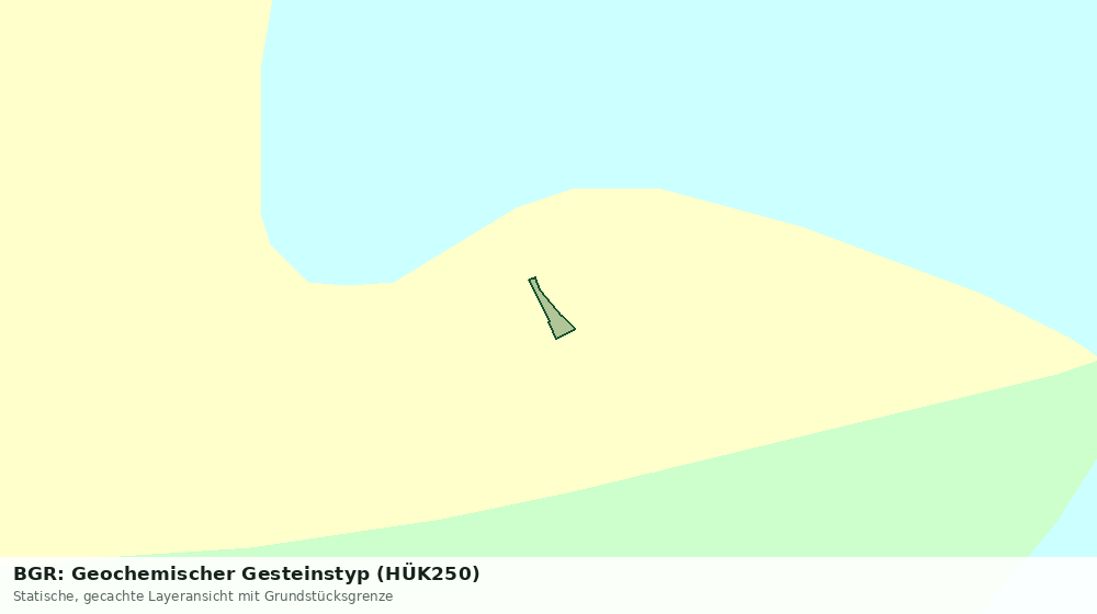 Statische Kartenansicht: BGR: Geochemischer Gesteinstyp (HÜK250)