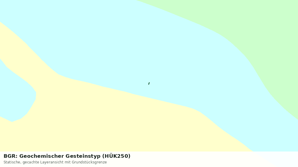 Statische Kartenansicht: BGR: Geochemischer Gesteinstyp (HÜK250)