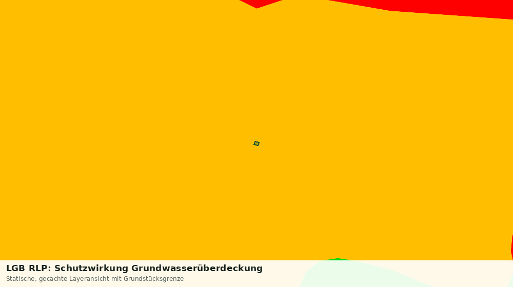 Statische Kartenansicht: LGB RLP: Schutzwirkung Grundwasserüberdeckung