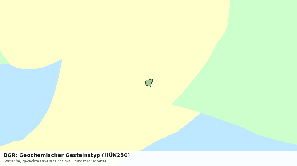 Statische Kartenansicht: BGR: Geochemischer Gesteinstyp (HÜK250)