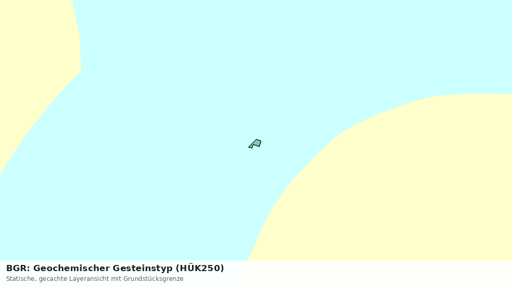 Statische Kartenansicht: BGR: Geochemischer Gesteinstyp (HÜK250)