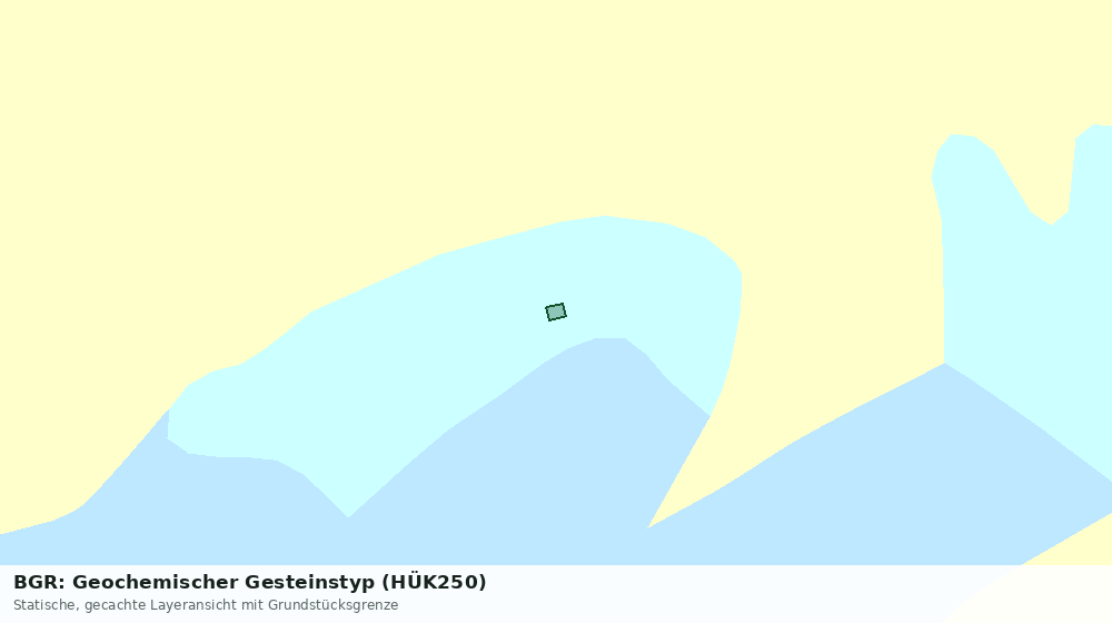 Statische Kartenansicht: BGR: Geochemischer Gesteinstyp (HÜK250)