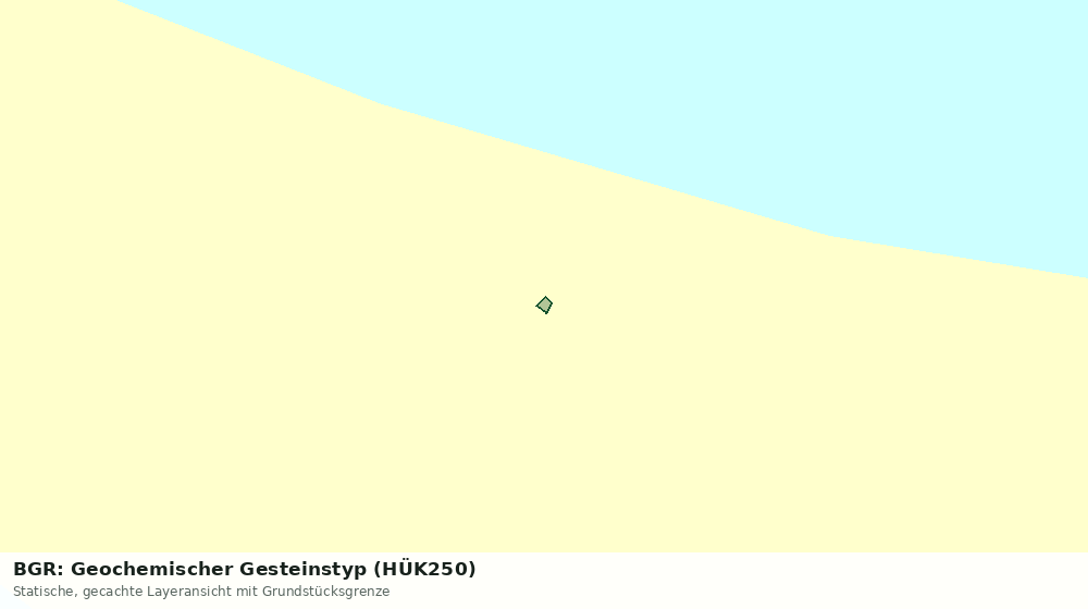 Statische Kartenansicht: BGR: Geochemischer Gesteinstyp (HÜK250)