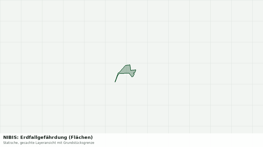Statische Kartenansicht: NIBIS: Erdfallgefährdung (Flächen)