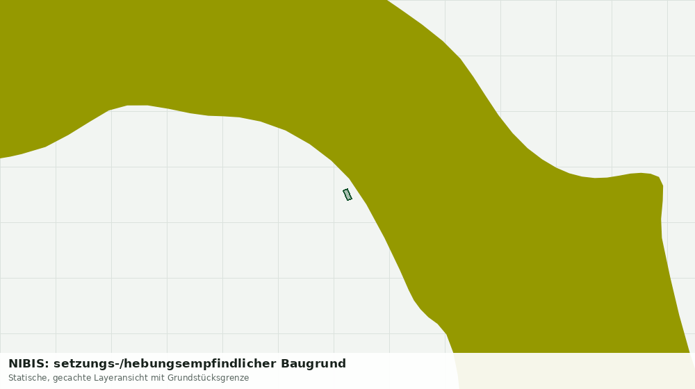 Statische Kartenansicht: NIBIS: setzungs-/hebungsempfindlicher Baugrund