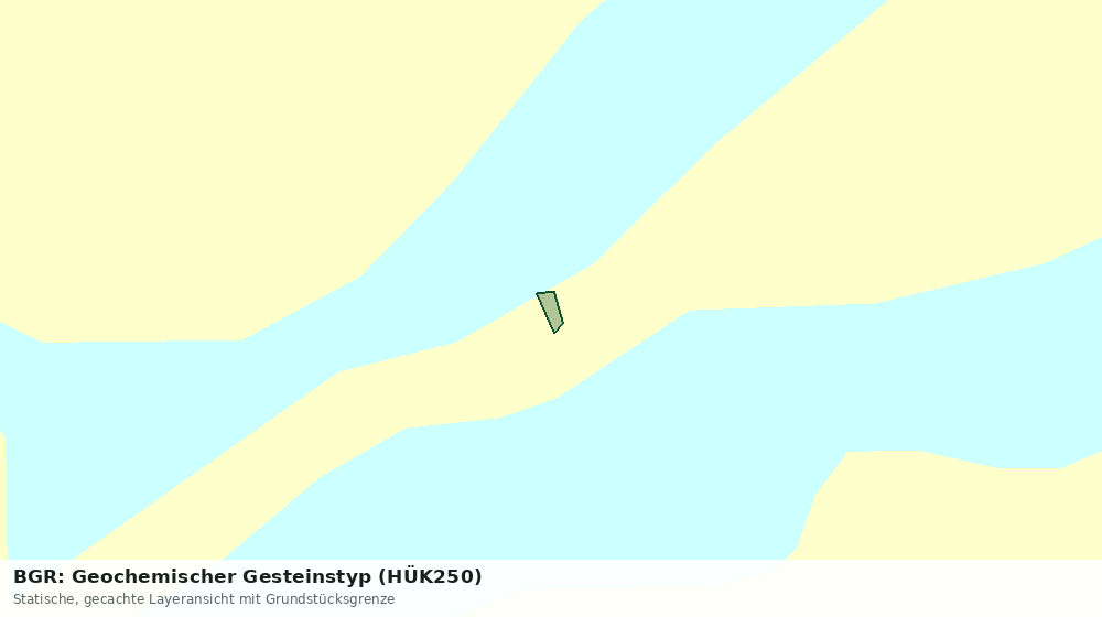 Statische Kartenansicht: BGR: Geochemischer Gesteinstyp (HÜK250)